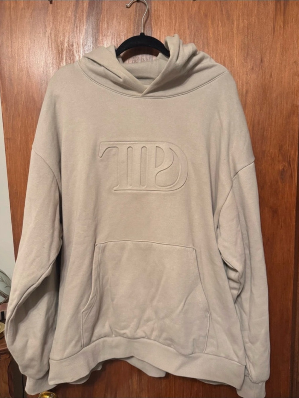 Taylor Swift The Tortured Poets Department TTPD Beige Hoodie